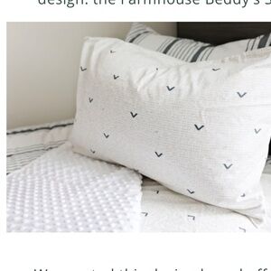 Beddy’s beddys twin farmhouse minky stripe set navy white bedding comforter zip